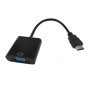 Переходник HDMI(M)-VGA(F) + 3.5мм шнур