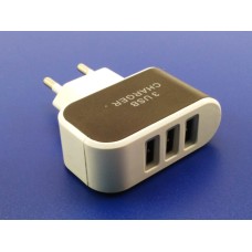 СЗУ 220В 3xUSB 5V 2.1A+2.1A (D12) СЗУ 220В 3xUSB 5V 2.1A+2.1A (D12)