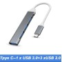 Концентратор Type C 4-Port HUB 3.0/2.0