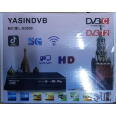 Ресивер "YASIN DVB-N5000" 5G (DVB-C+)