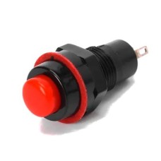 Кнопка DS-213 2A-250V без фикс. красн.