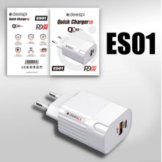 СЗУ Deespi ES01 A+C 5V/3,1A 20W