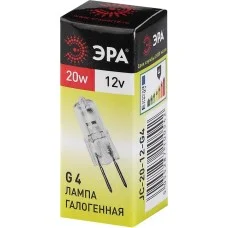 Лампа галог. ЭРА G4-JC-20W-12V