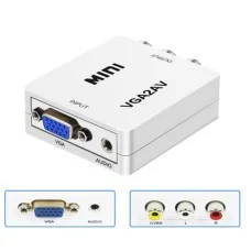 Конвертер VGA+Audio=>3RCA